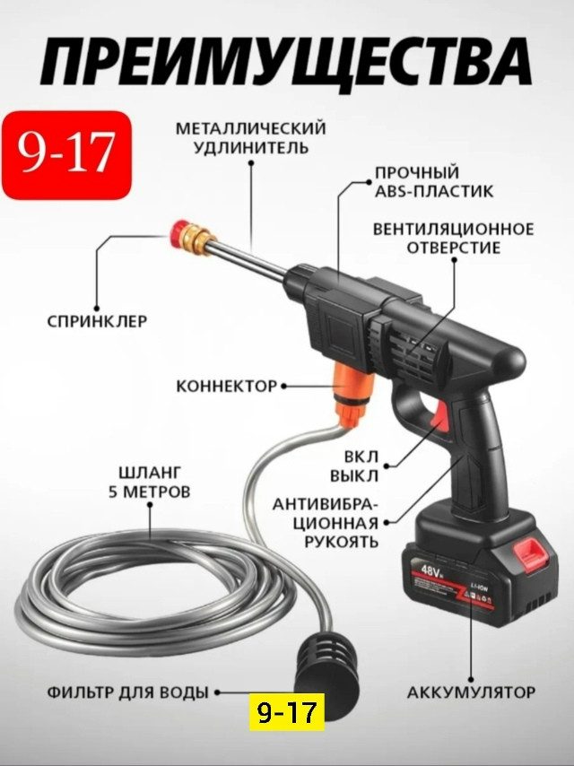 Аккумуляторная автомойка купить в Интернет-магазине Садовод База - цена 1000 руб Садовод интернет-каталог