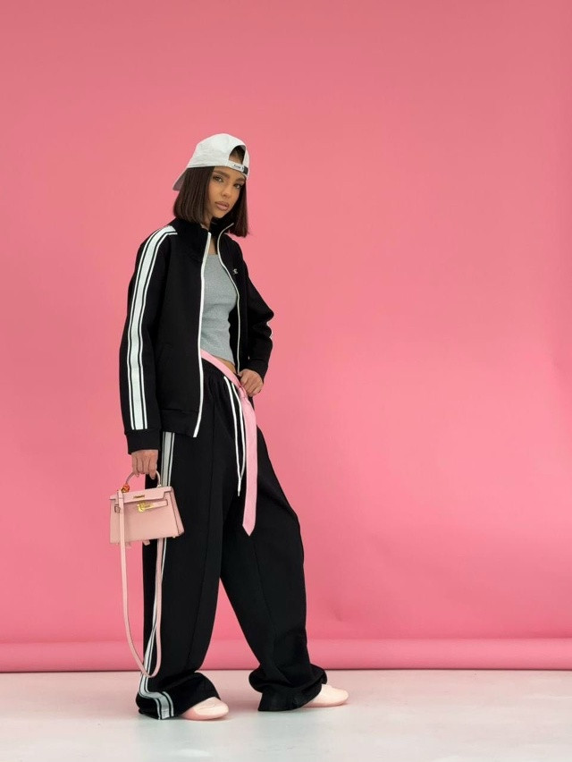 Женский костюм черный купить в Интернет-магазине Садовод База - цена 4800 руб Садовод интернет-каталог