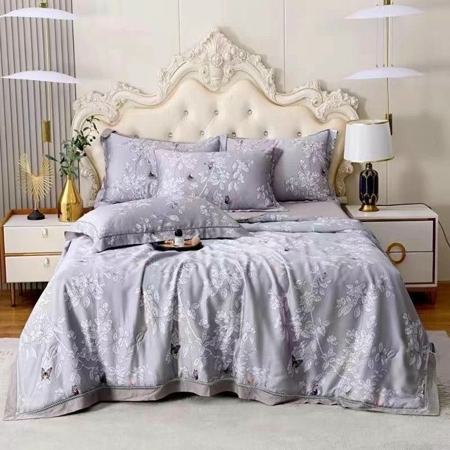 Комплект постельного белья тенсель с мережко с  готовым одеялом купить в Интернет-магазине Садовод База - цена 5000 руб Садовод интернет-каталог