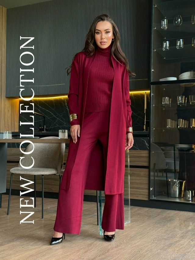 Женский костюм бордовый купить в Интернет-магазине Садовод База - цена 2250 руб Садовод интернет-каталог