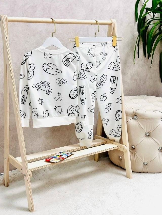 Пижама белая купить в Интернет-магазине Садовод База - цена 1050 руб Садовод интернет-каталог