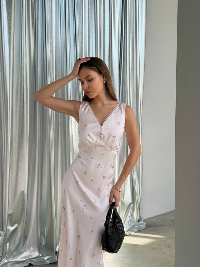 Платье розовое купить в Интернет-магазине Садовод База - цена 1900 руб Садовод интернет-каталог