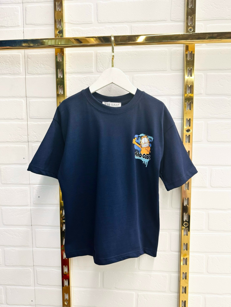 Детская футболка синяя купить в Интернет-магазине Садовод База - цена 750 руб Садовод интернет-каталог