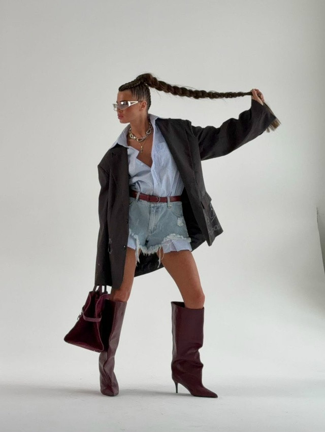 Женский пиджак черный