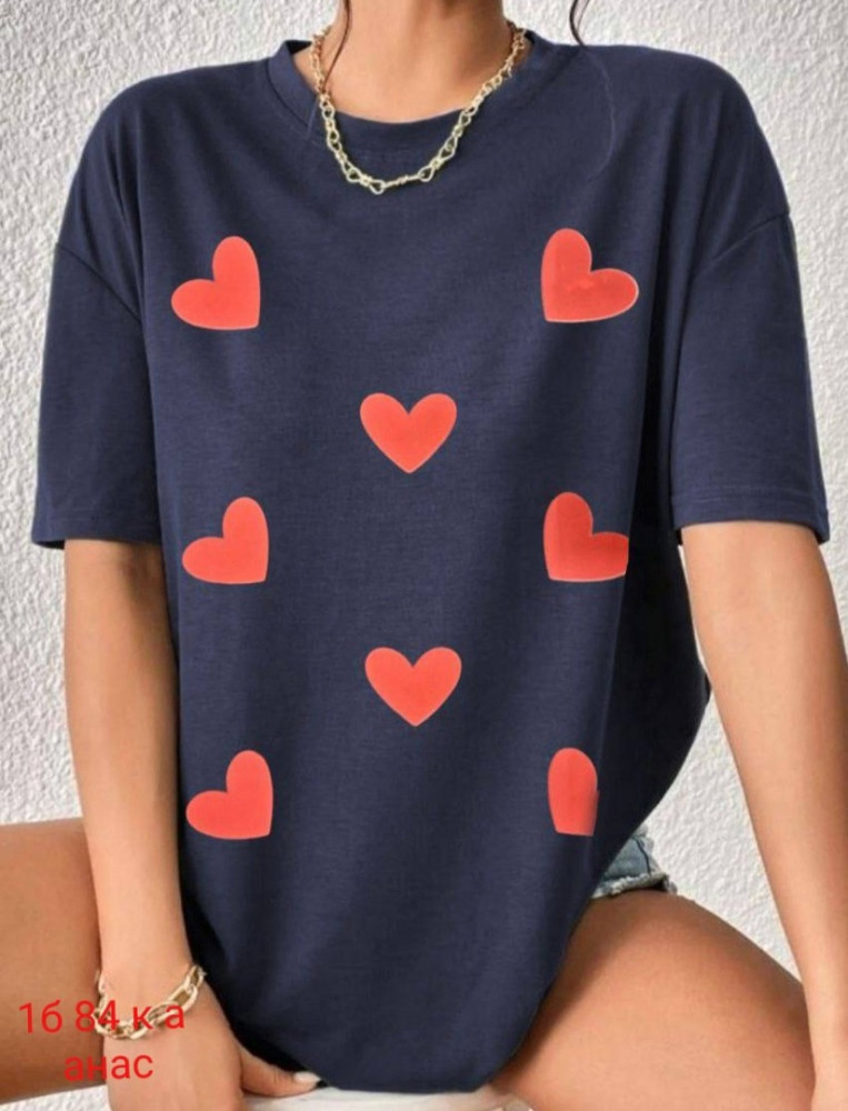 Женская футболка синяя купить в Интернет-магазине Садовод База - цена 350 руб Садовод интернет-каталог