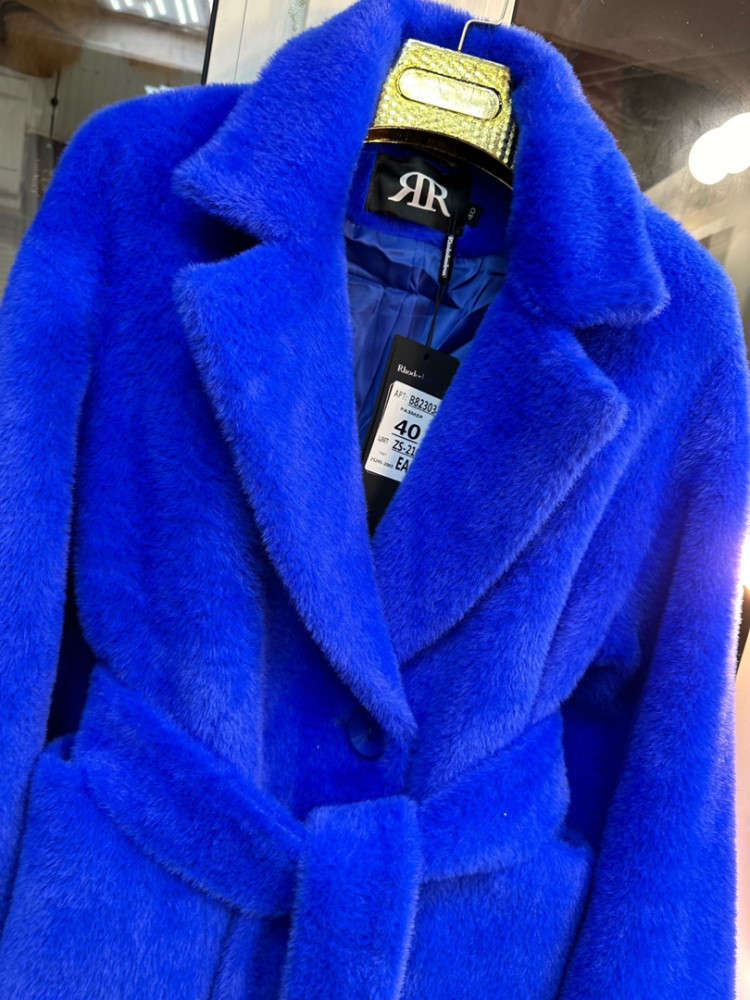 Женское пальто синее купить в Интернет-магазине Садовод База - цена 4600 руб Садовод интернет-каталог