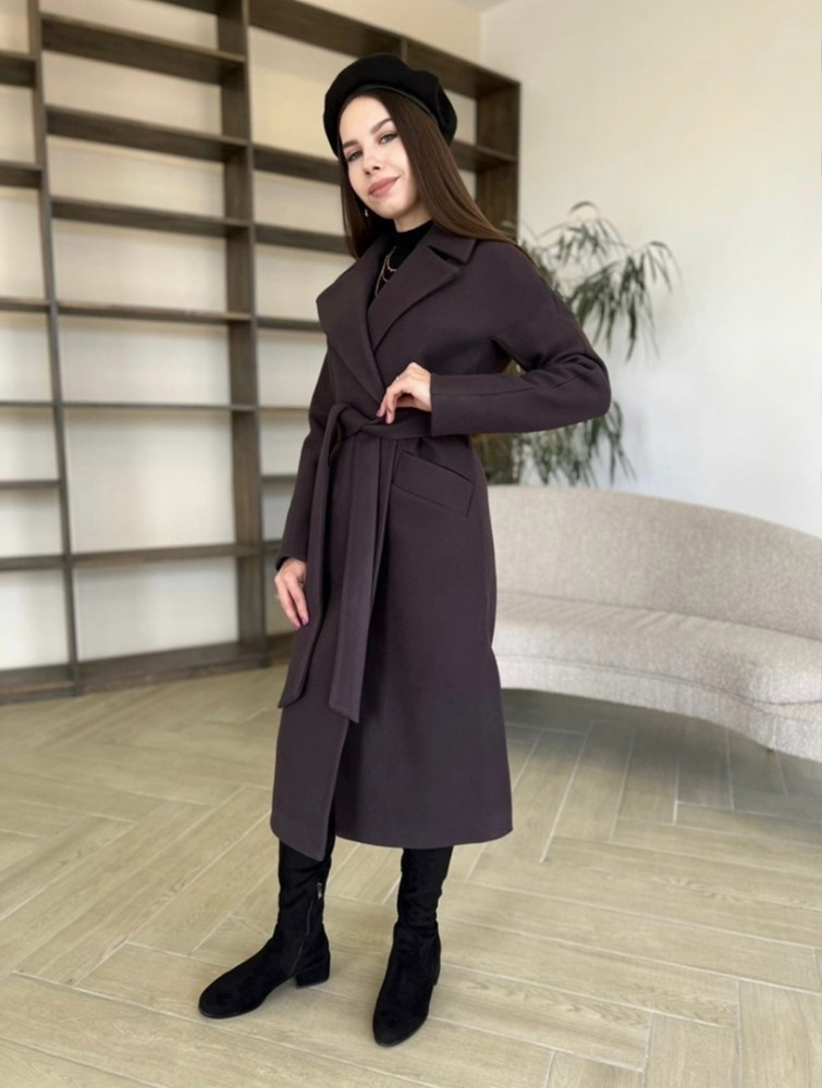 Женское пальто темно-серое купить в Интернет-магазине Садовод База - цена 4990 руб Садовод интернет-каталог