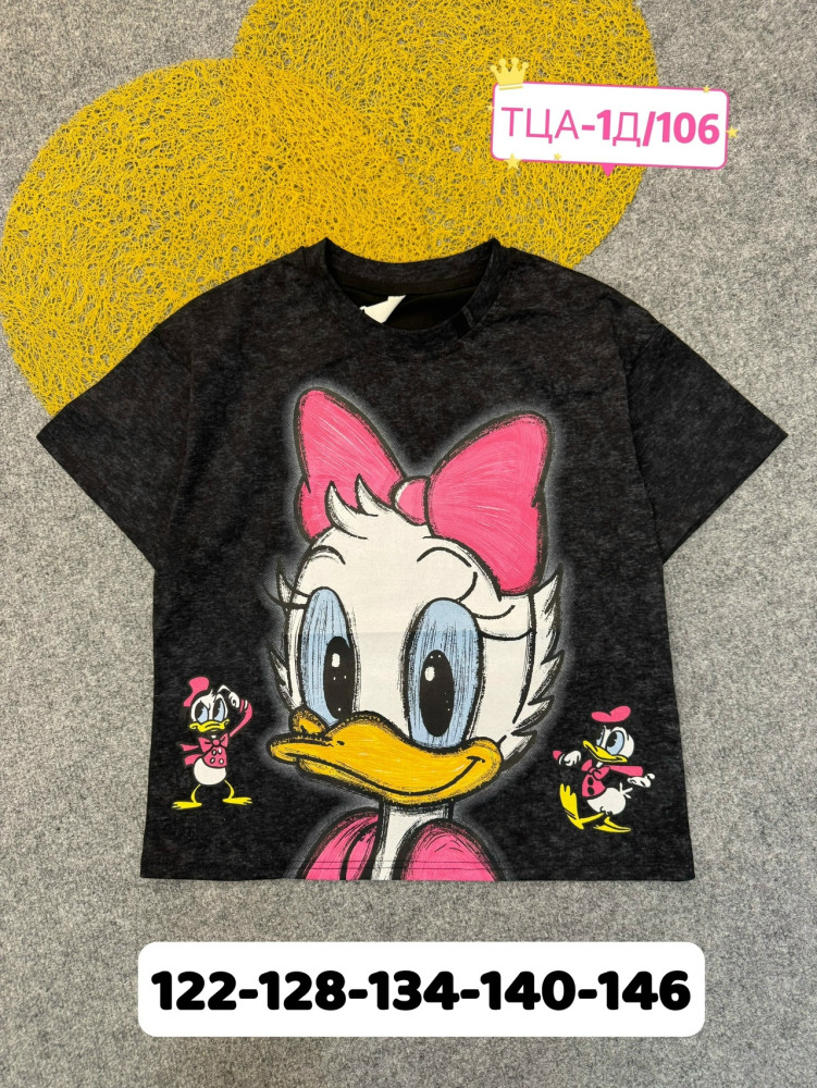 Детская футболка черная