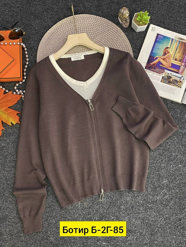 Женская кофта коричневая купить в Интернет-магазине Садовод База - цена 600 руб Садовод интернет-каталог