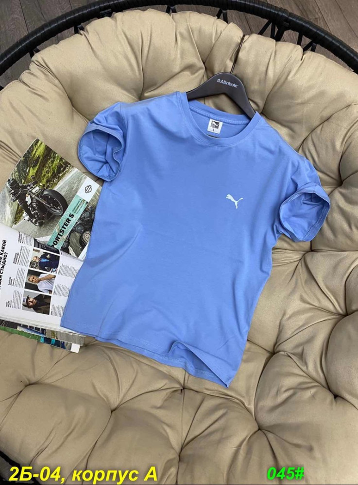 Мужская футболка голубая купить в Интернет-магазине Садовод База - цена 450 руб Садовод интернет-каталог