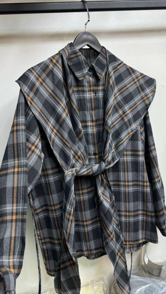 Рубашка клетка с баской купить в Интернет-магазине Садовод База - цена 1300 руб Садовод интернет-каталог