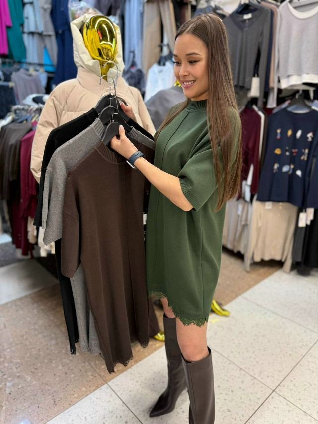 Платье коричневое купить в Интернет-магазине Садовод База - цена 1500 руб Садовод интернет-каталог