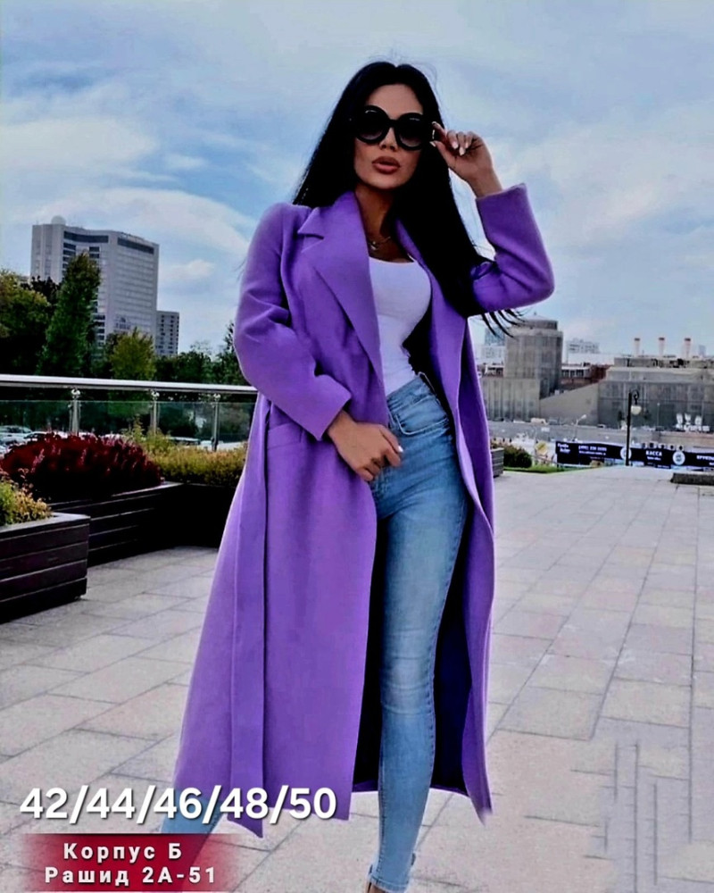 Женское пальто фиолетовое купить в Интернет-магазине Садовод База - цена 1800 руб Садовод интернет-каталог