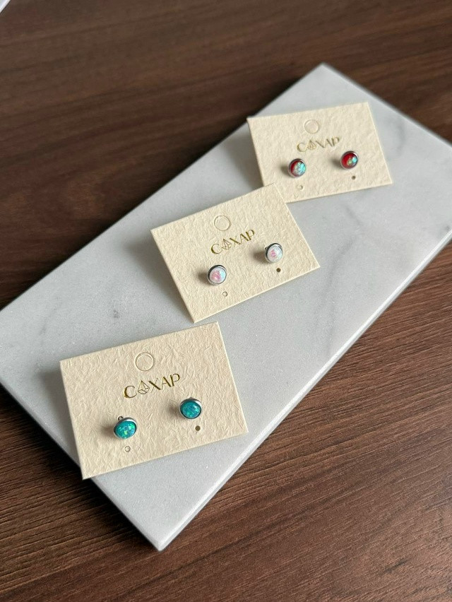 ⚜️Пусеты с винтовой застежкой купить в Интернет-магазине Садовод База - цена 150 руб Садовод интернет-каталог