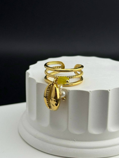 🤍 Кольцо с ракушкой САДОВОД официальный интернет-каталог