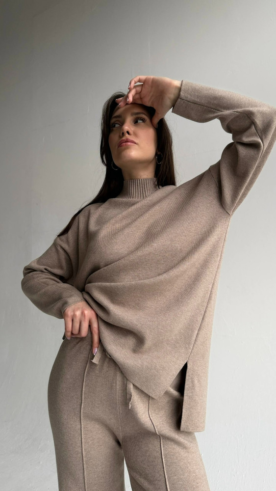 Женский костюм бежевый купить в Интернет-магазине Садовод База - цена 2500 руб Садовод интернет-каталог