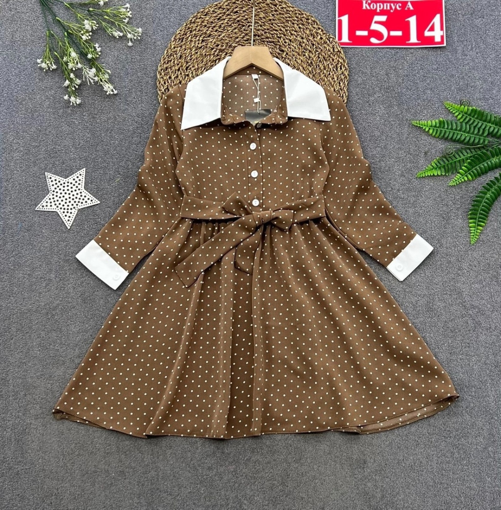 Платье коричневое купить в Интернет-магазине Садовод База - цена 400 руб Садовод интернет-каталог