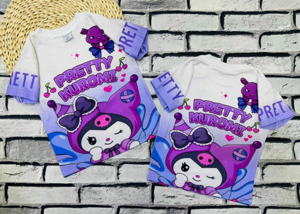 Детская футболка фиолетовая