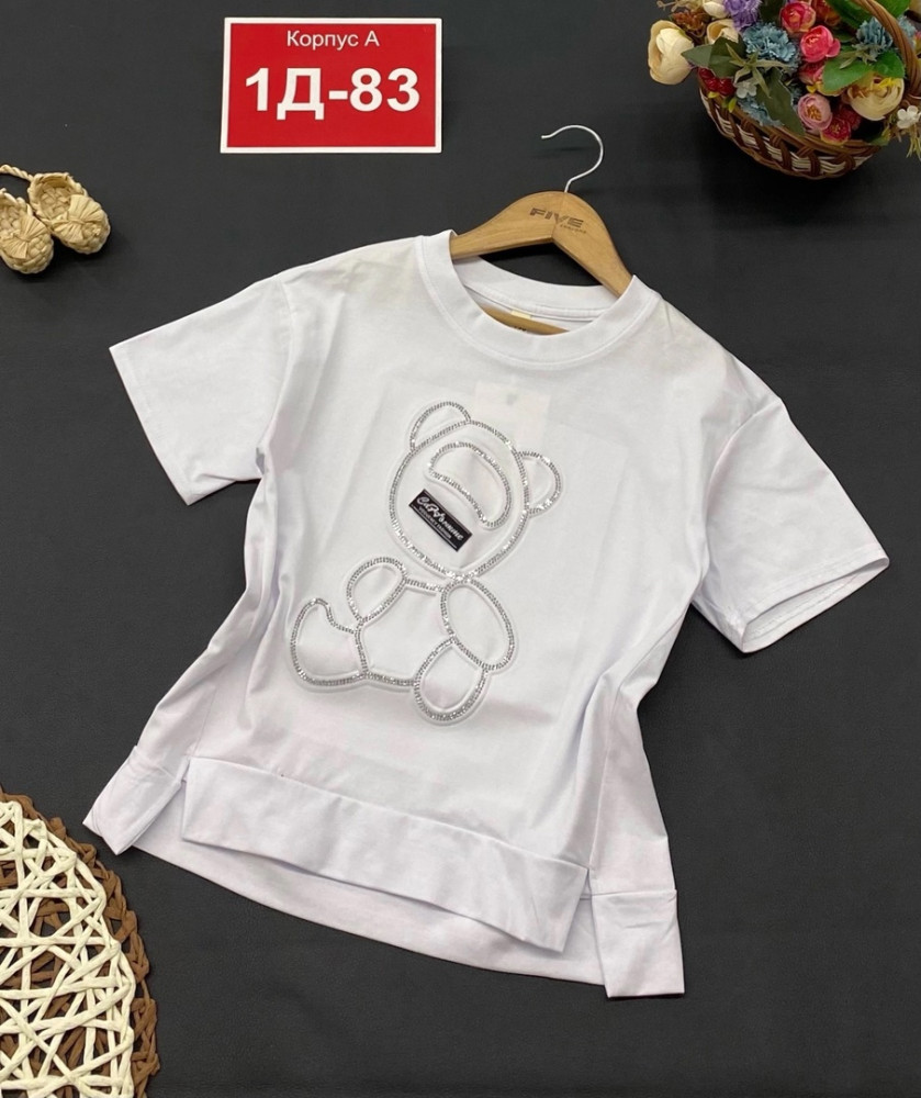 Детская футболка сиреневая купить в Интернет-магазине Садовод База - цена 500 руб Садовод интернет-каталог