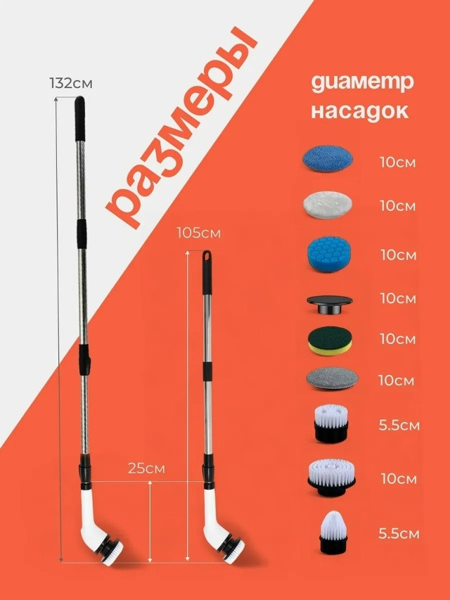 Электрощетка для уборки купить в Интернет-магазине Садовод База - цена 650 руб Садовод интернет-каталог