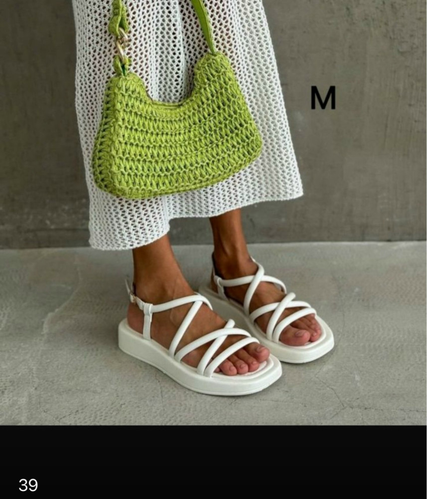 Босоножки женские белые купить в Интернет-магазине Садовод База - цена 750 руб Садовод интернет-каталог