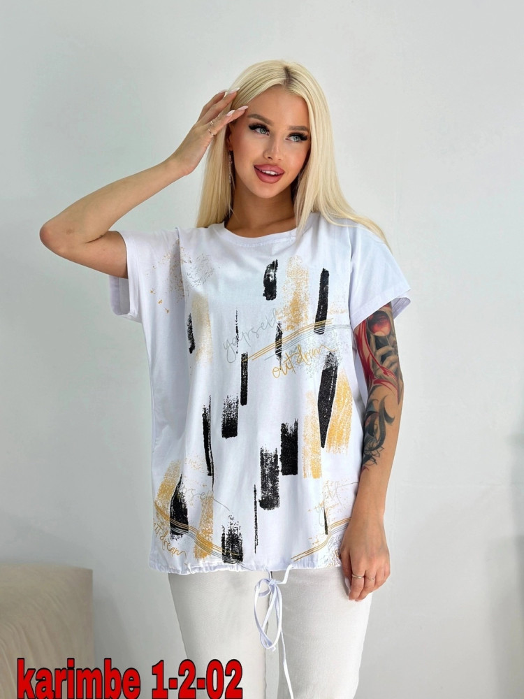 Женская футболка белая купить в Интернет-магазине Садовод База - цена 299 руб Садовод интернет-каталог