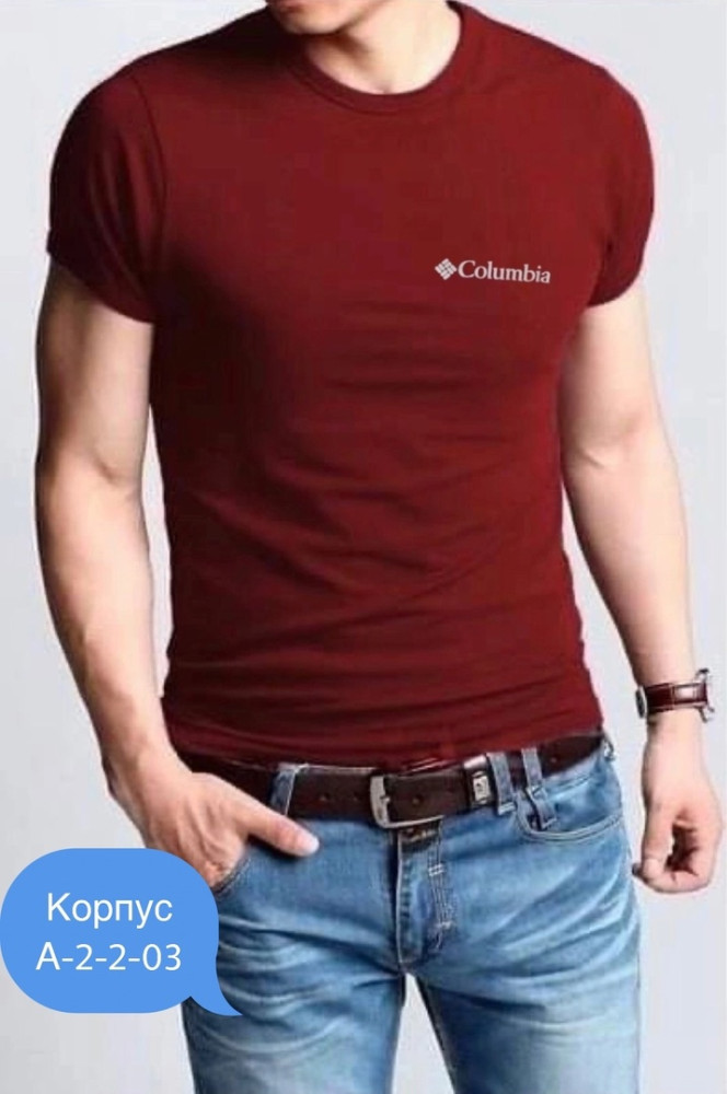Мужская футболка красная купить в Интернет-магазине Садовод База - цена 150 руб Садовод интернет-каталог