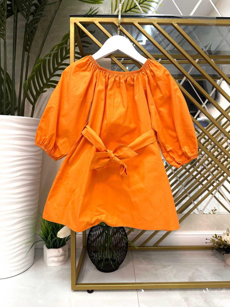 Платье оранжевое купить в Интернет-магазине Садовод База - цена 899 руб Садовод интернет-каталог