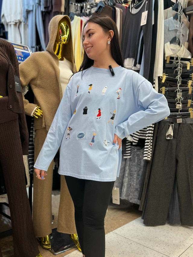 Лонгслив голубой купить в Интернет-магазине Садовод База - цена 1100 руб Садовод интернет-каталог