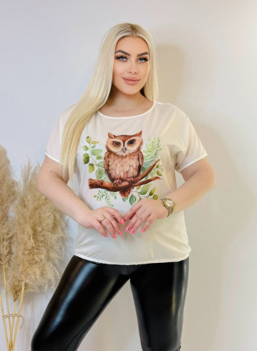 ✨Фабричная женская футболка с принтом совы,🦉 бабочки 🦋 и розы САДОВОД официальный интернет-каталог