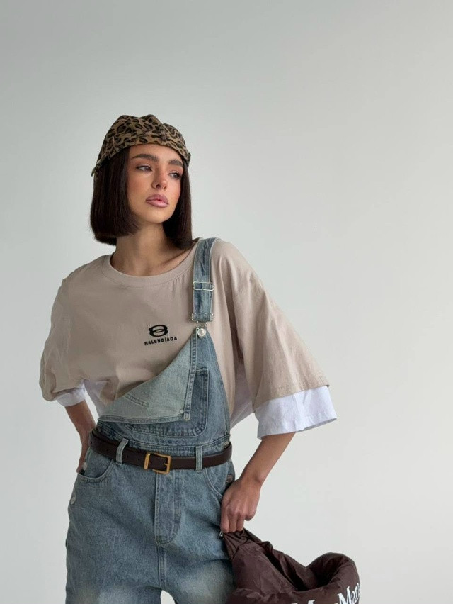 Женский комбинезон синий купить в Интернет-магазине Садовод База - цена 4300 руб Садовод интернет-каталог