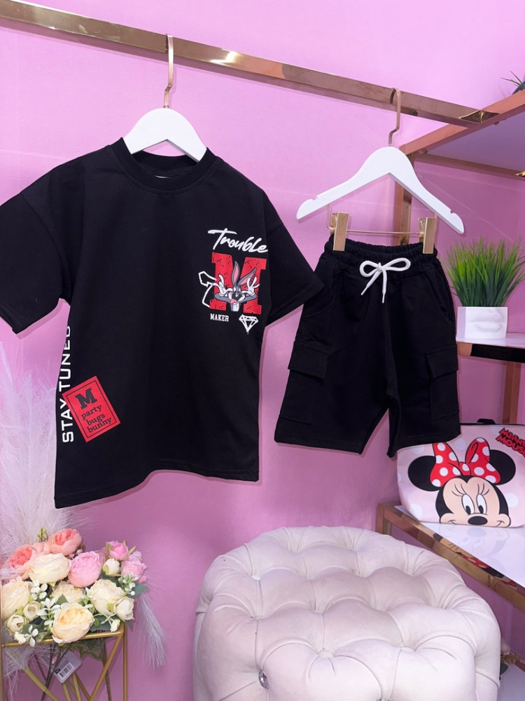 Детский костюм черный купить в Интернет-магазине Садовод База - цена 999 руб Садовод интернет-каталог