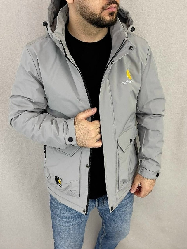 Куртка мужская серая купить в Интернет-магазине Садовод База - цена 2200 руб Садовод интернет-каталог