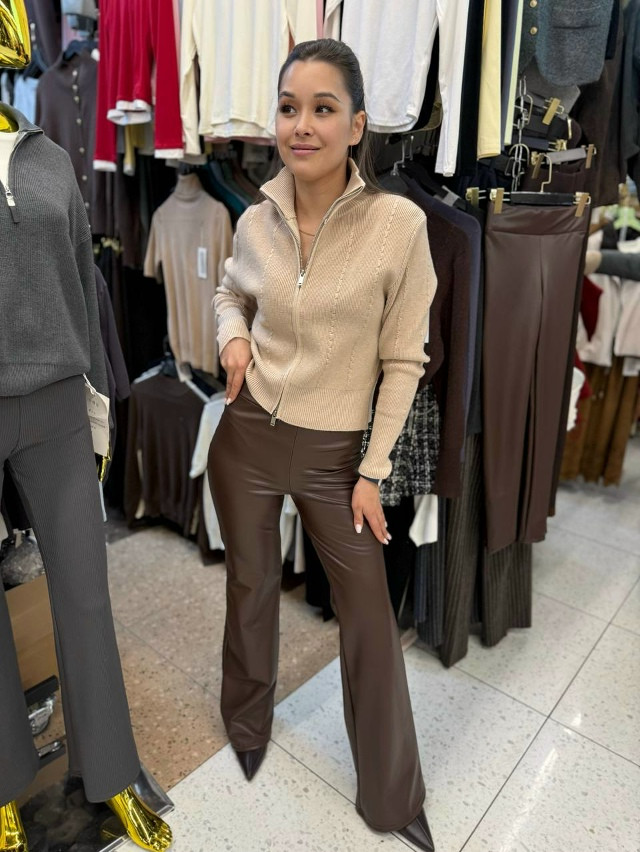 Лосины коричневые купить в Интернет-магазине Садовод База - цена 850 руб Садовод интернет-каталог