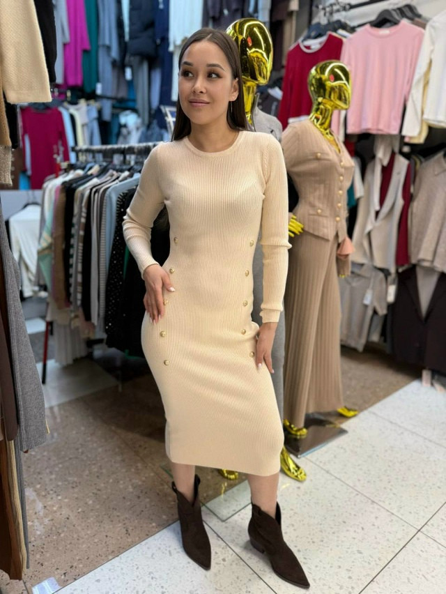 Платье молочное купить в Интернет-магазине Садовод База - цена 1100 руб Садовод интернет-каталог