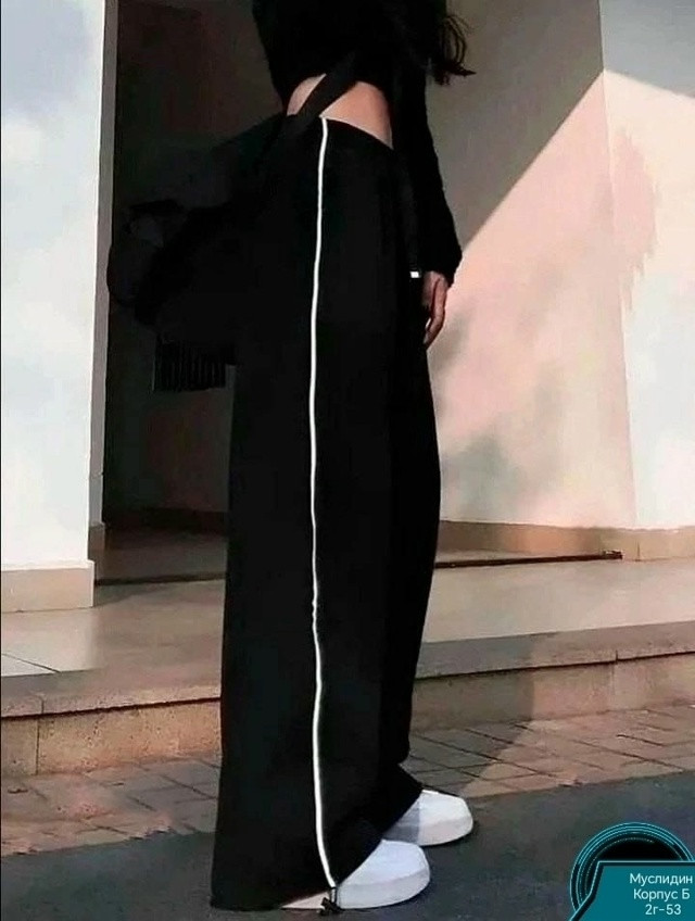 штаны черные купить в Интернет-магазине Садовод База - цена 900 руб Садовод интернет-каталог