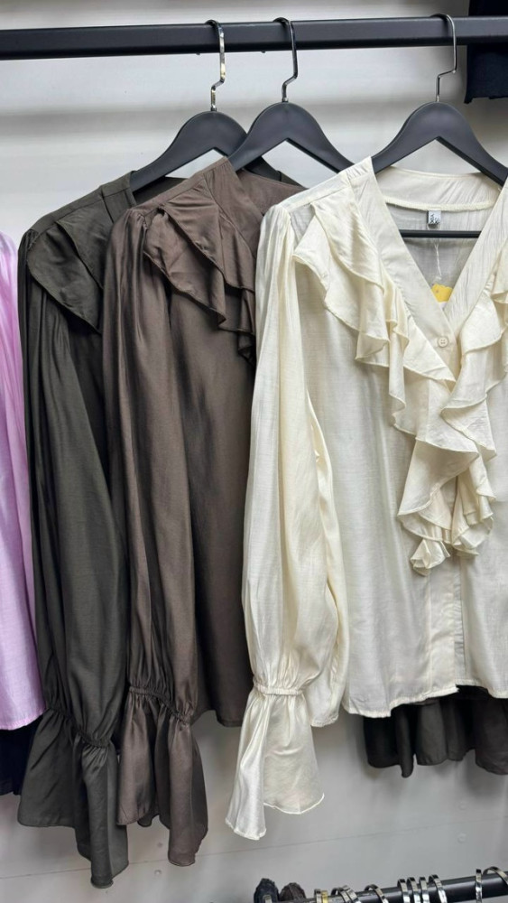 Женская рубашка молочная купить в Интернет-магазине Садовод База - цена 1450 руб Садовод интернет-каталог