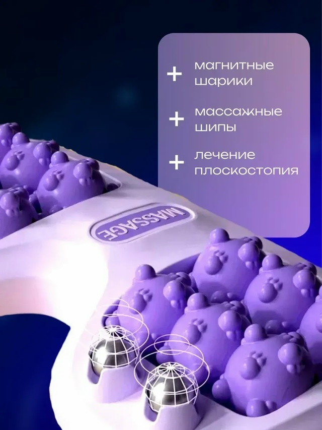Подошвенный магнитный шариковый роликовый массажер купить в Интернет-магазине Садовод База - цена 280 руб Садовод интернет-каталог