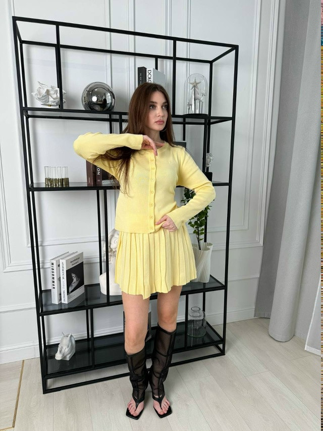 Женский костюм желтый купить в Интернет-магазине Садовод База - цена 1500 руб Садовод интернет-каталог