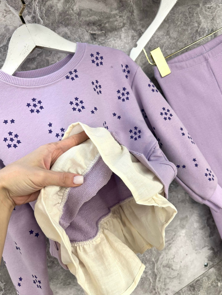 Детский костюм сиреневый купить в Интернет-магазине Садовод База - цена 1450 руб Садовод интернет-каталог