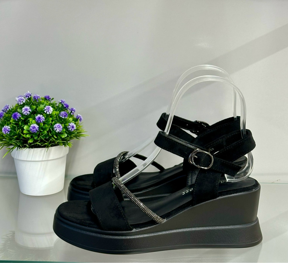 Босоножки женские черные купить в Интернет-магазине Садовод База - цена 1400 руб Садовод интернет-каталог