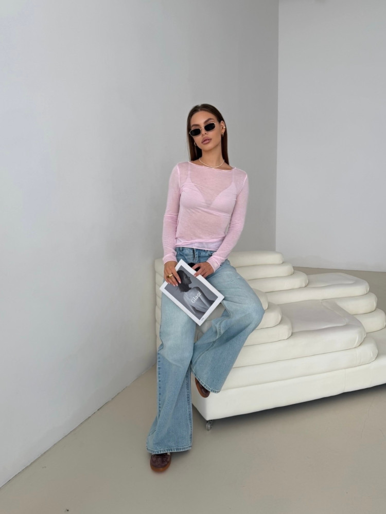 Лонгслив розовый купить в Интернет-магазине Садовод База - цена 1100 руб Садовод интернет-каталог