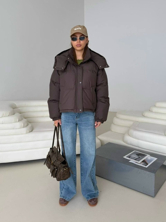 Куртка женская коричневая купить в Интернет-магазине Садовод База - цена 2700 руб Садовод интернет-каталог