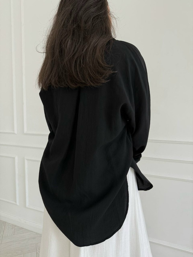 Женская рубашка черная купить в Интернет-магазине Садовод База - цена 1900 руб Садовод интернет-каталог