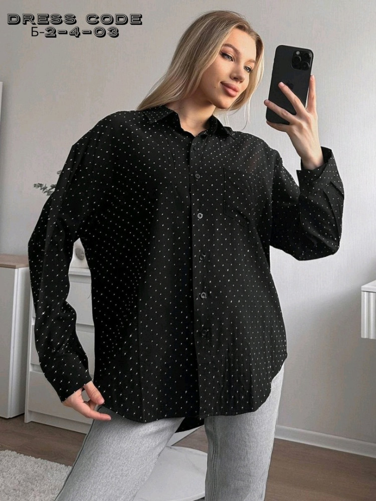 Женская рубашка черная купить в Интернет-магазине Садовод База - цена 1000 руб Садовод интернет-каталог