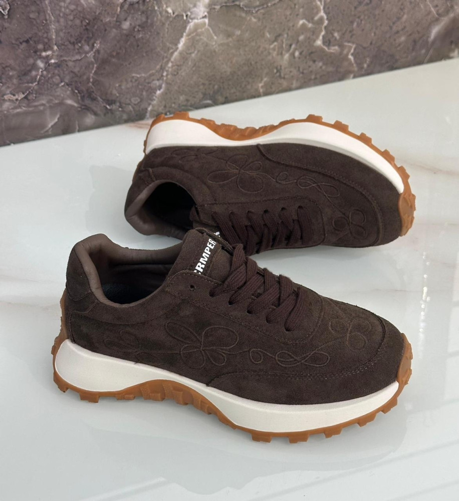 Кроссовки женские коричневые купить в Интернет-магазине Садовод База - цена 700 руб Садовод интернет-каталог