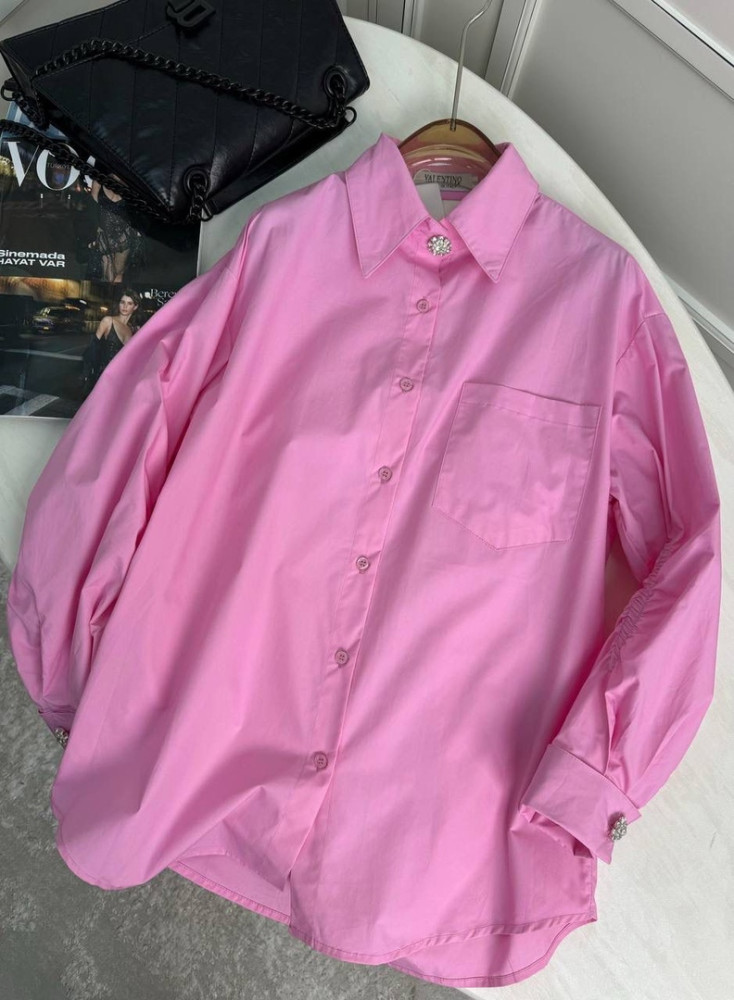 Женская рубашка розовая купить в Интернет-магазине Садовод База - цена 2500 руб Садовод интернет-каталог