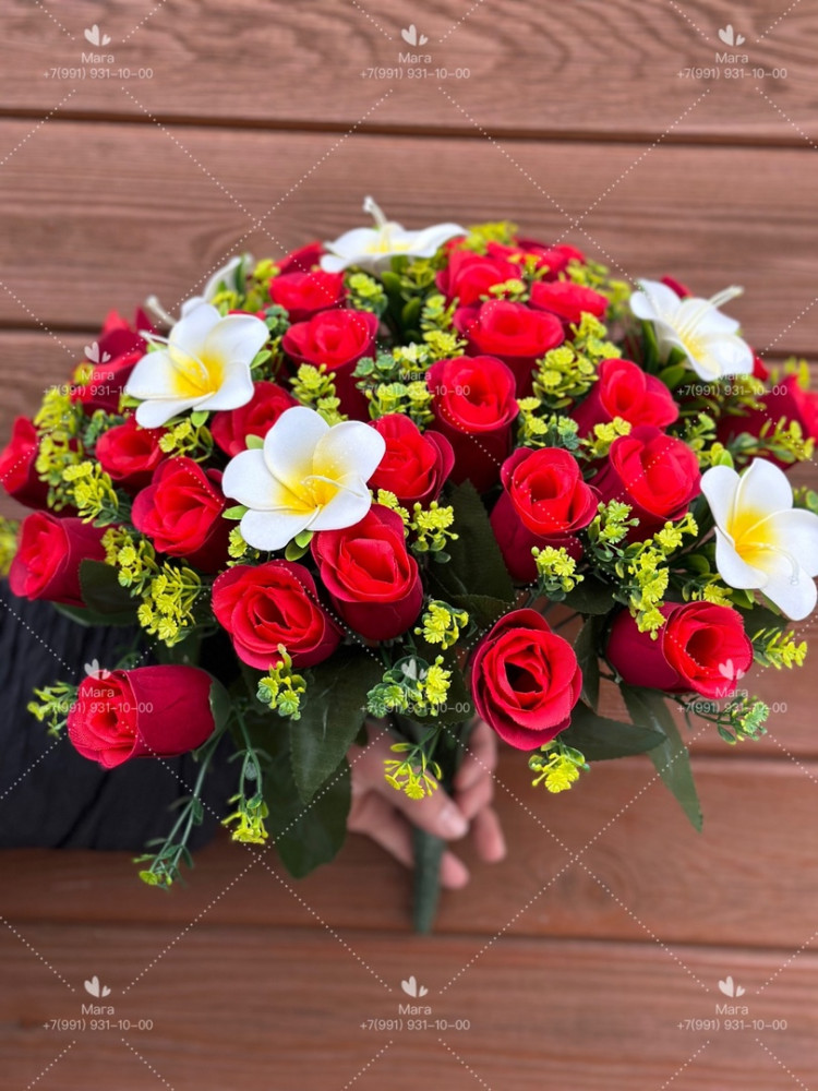 Букет розы с лилиями купить в Интернет-магазине Садовод База - цена 370 руб Садовод интернет-каталог