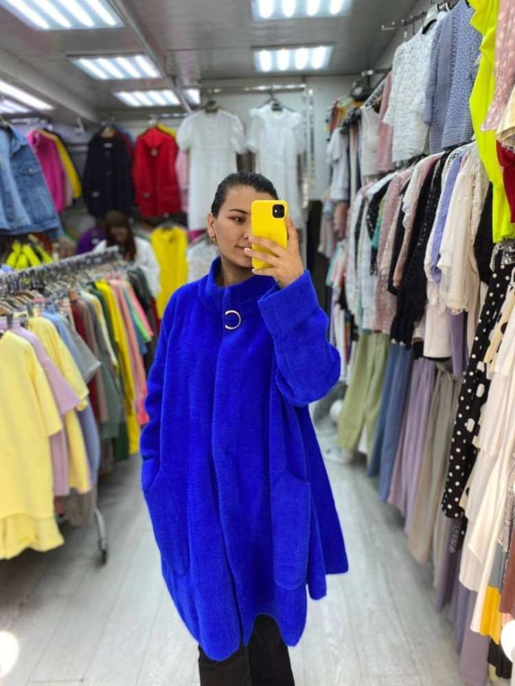 Женское пальто синее купить в Интернет-магазине Садовод База - цена 3000 руб Садовод интернет-каталог