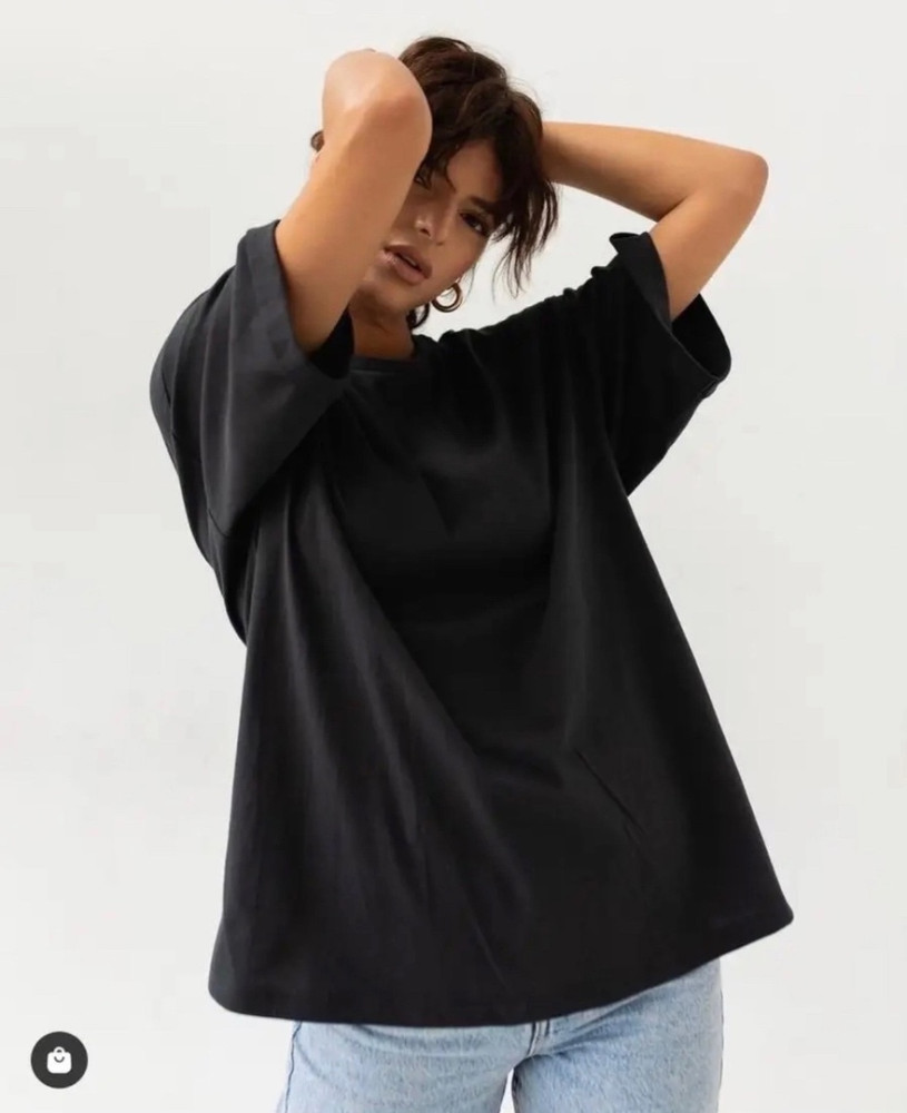 Женская футболка черная купить в Интернет-магазине Садовод База - цена 150 руб Садовод интернет-каталог